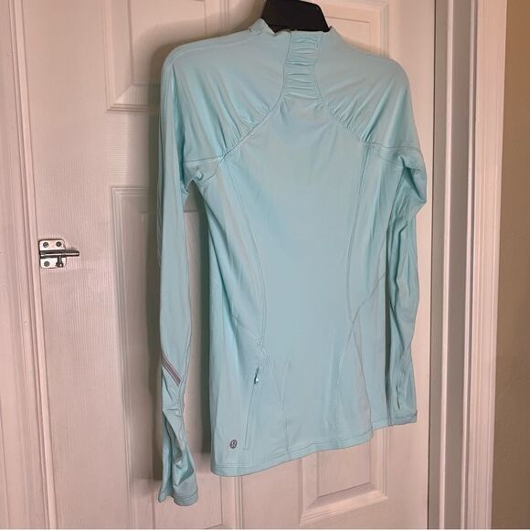 Lululemon Warm It Up Long Sleeve in Heathered Aquamarine - Picture 6 of 8